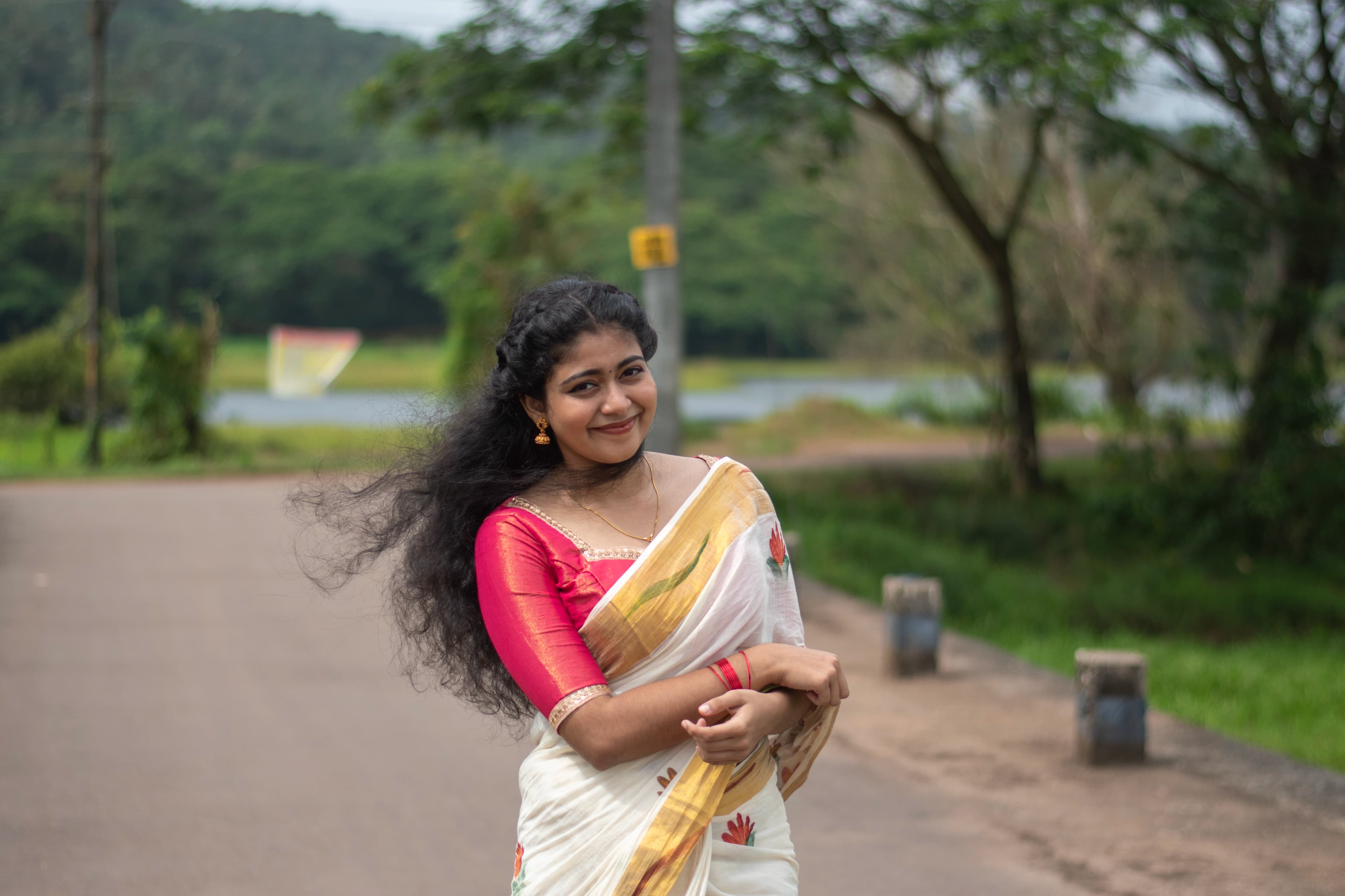 Expressive female character portrait in Trivandrum Kerala